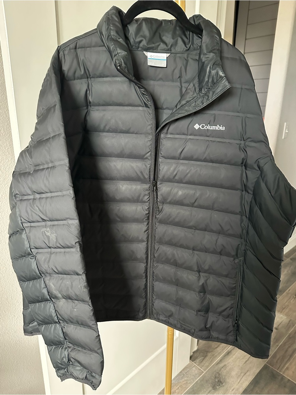 Columbia Men's Black Quilted Puffer Jacket